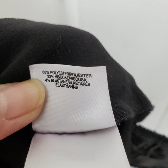 Anne Klein Black Pleat Front Straight Leg Women's Office Dress Pants Sz 6 - Picture 8 of 8